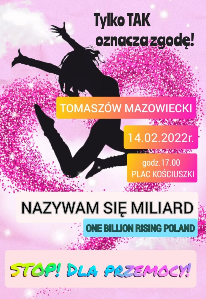 "One Billion Rising - Nazywam się Miliard" po raz kolejny w Tomaszowie