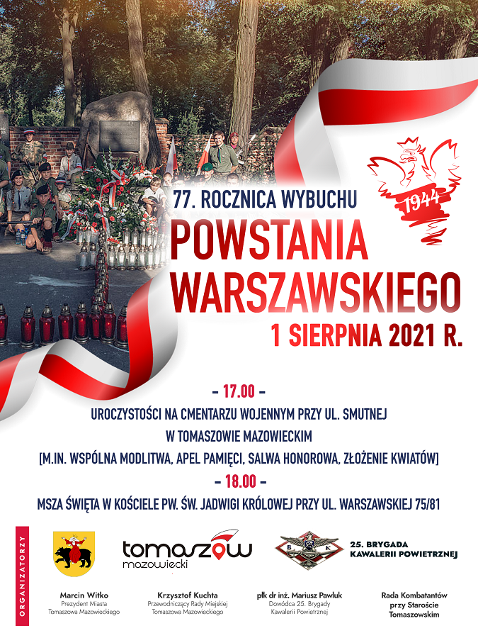 ​Przed nami uroczystość upamiętnienia 77. rocznicy wybuchu Powstania Warszawskiego