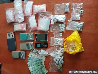 ​Mieszkaniec Kielc zatrzymany za posiadanie znacznej ilości narkotyków