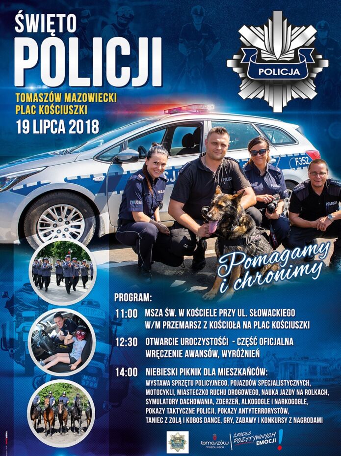 Obchody Święta Policji w Tomaszowie już 19 lipca