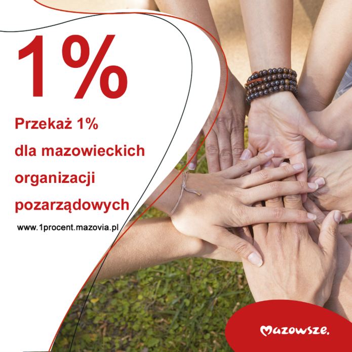 1% dla organizacji na Mazowszu