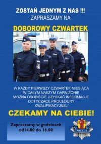 Doborowe Czwartki w komendach łódzkiego garnizonu Policji