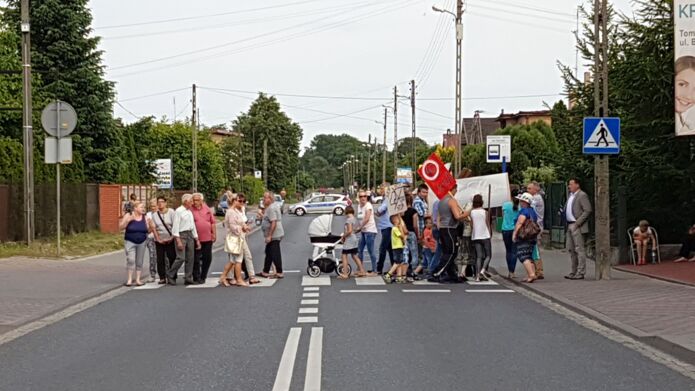 Relacja z protestu na Białobrzeskiej