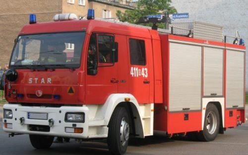 Akcja strażaków w Kielcach