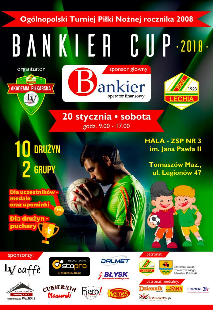 Bankier Cup 2018 - ogólnopolski halowy turniej w Tomaszowie